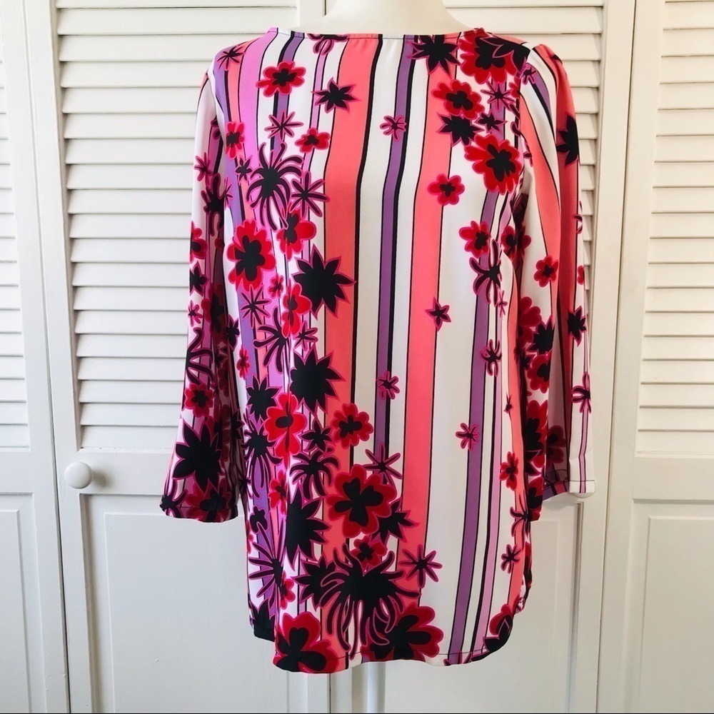 BOB MACKIE Long Sleeve Blouse Size Extra Small